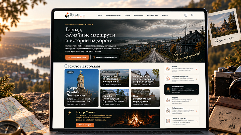 Бродник — контентный проект о путешествиях
